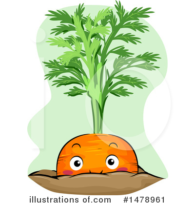 Royalty-Free (RF) Carrot Clipart Illustration by BNP Design Studio - Stock Sample #1478961