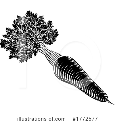 Royalty-Free (RF) Carrot Clipart Illustration by AtStockIllustration - Stock Sample #1772577