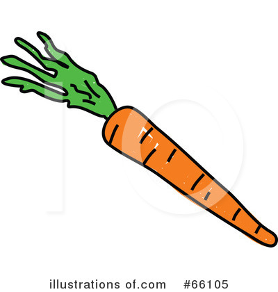 Royalty-Free (RF) Carrot Clipart Illustration by Prawny - Stock Sample #66105