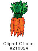 Carrots Clipart #218324 by Pams Clipart