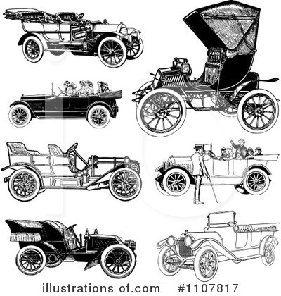 Royalty-Free (RF) Cars Clipart Illustration by BestVector - Stock Sample #1107817