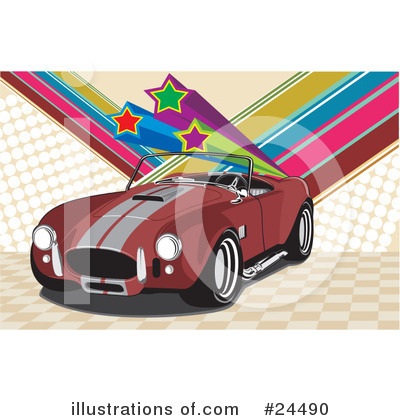 Royalty-Free (RF) Cars Clipart Illustration by David Rey - Stock Sample #24490