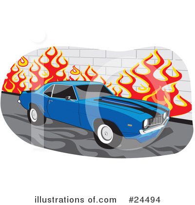 Royalty-Free (RF) Cars Clipart Illustration by David Rey - Stock Sample #24494