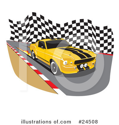 Royalty-Free (RF) Cars Clipart Illustration by David Rey - Stock Sample #24508