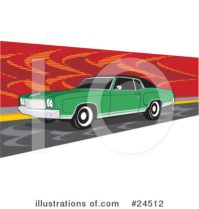 Royalty-Free (RF) Cars Clipart Illustration by David Rey - Stock Sample #24512