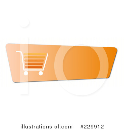 Royalty-Free (RF) Cart Button Clipart Illustration by oboy - Stock Sample #229912