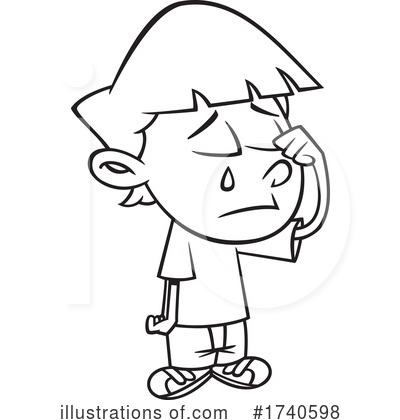 Crying Clipart #1740598 by toonaday