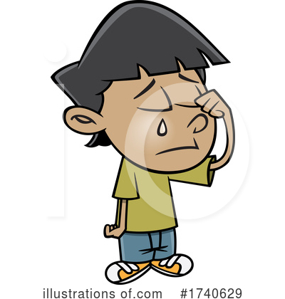 Crying Clipart #1740629 by toonaday