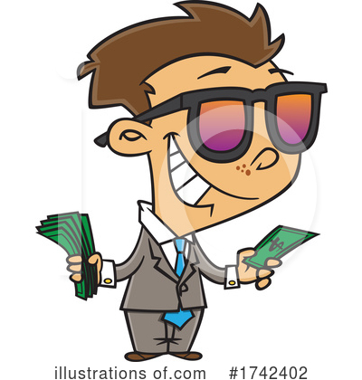 Wealthy Clipart #1742402 by toonaday