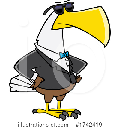 Eagle Clipart #1742419 by toonaday