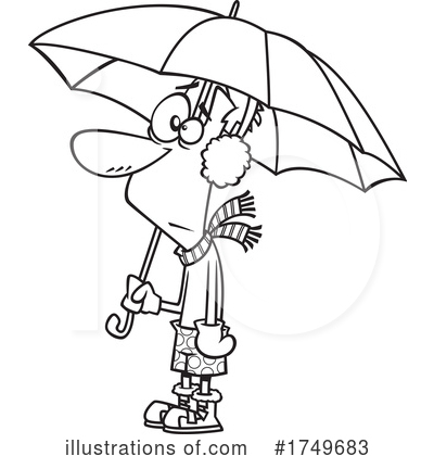 Umbrella Clipart #1749683 by toonaday