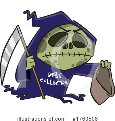 Grim Reaper Clipart #1760508 by toonaday