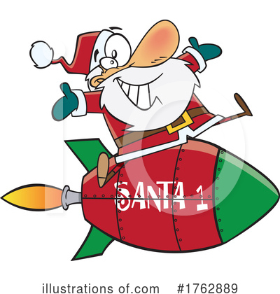 Santa Clipart #1762889 by toonaday