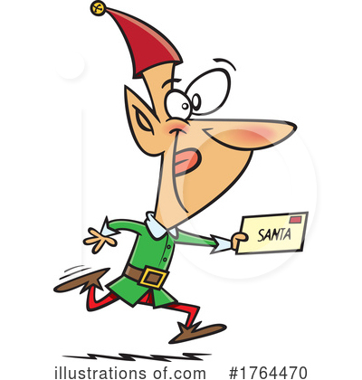 Christmas Elf Clipart #1764470 by toonaday