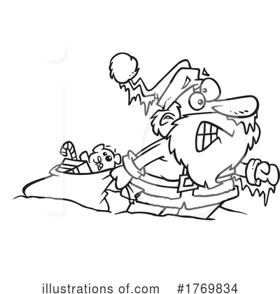 Royalty-Free (RF) Cartoon Clipart Illustration by toonaday - Stock Sample #1769834