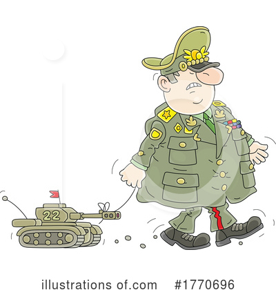Military Tank Clipart #1770696 by Alex Bannykh