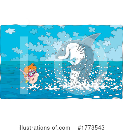 Swimming Clipart #1773543 by Alex Bannykh