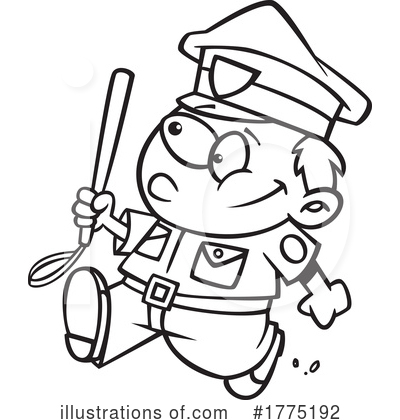 Police Officer Clipart #1775192 by toonaday