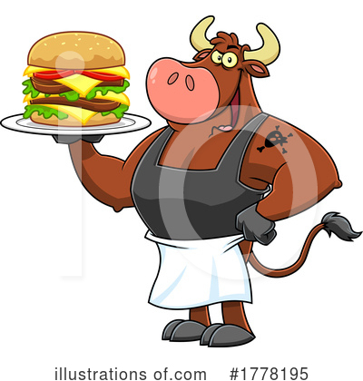 Cow Clipart #1778195 by Hit Toon