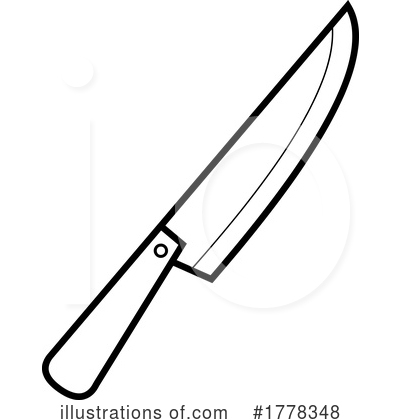 Knife Clipart #1778348 by Hit Toon