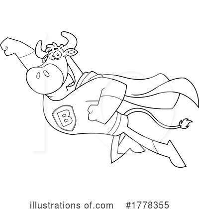 Bull Clipart #1778355 by Hit Toon