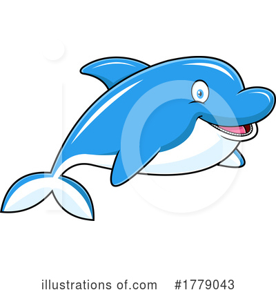 Dolphins Clipart #1779043 by Hit Toon
