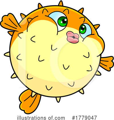 Blow Fish Clipart #1779047 by Hit Toon