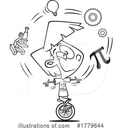 Unicycle Clipart #1779644 by toonaday