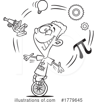 Unicycle Clipart #1779645 by toonaday