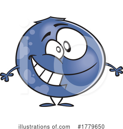 Blueberries Clipart #1779650 by toonaday