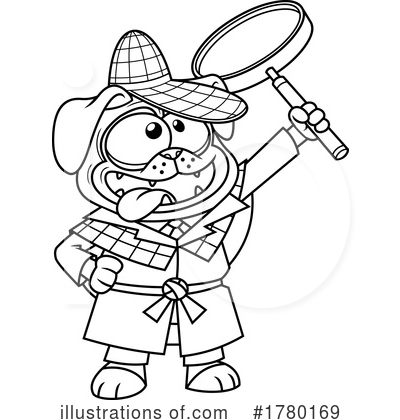 Investigating Clipart #1780169 by Hit Toon