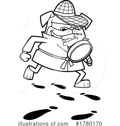 Investigating Clipart #1780170 by Hit Toon