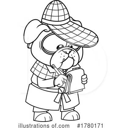 Investigator Clipart #1780171 by Hit Toon