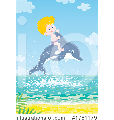 Dolphins Clipart #1781179 by Alex Bannykh