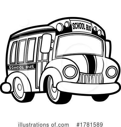 School Bus Clipart #1781589 by Hit Toon