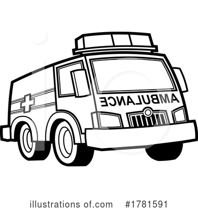 Ambulance Clipart #1781591 by Hit Toon