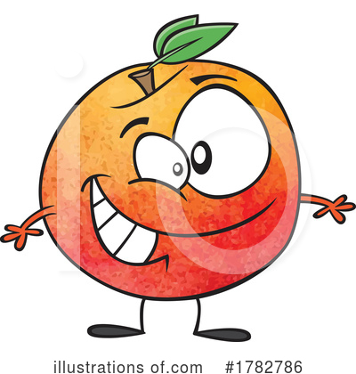 Peach Clipart #1782786 by toonaday