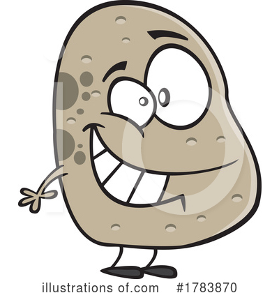 Potatoes Clipart #1783870 by toonaday