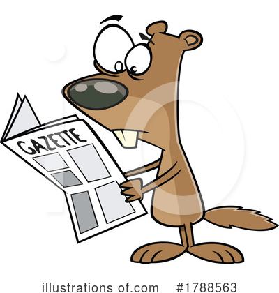 Groundhog Clipart #1788563 by toonaday
