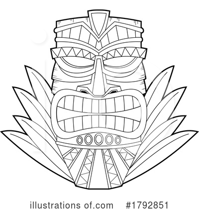 Tiki Clipart #1792851 by Hit Toon