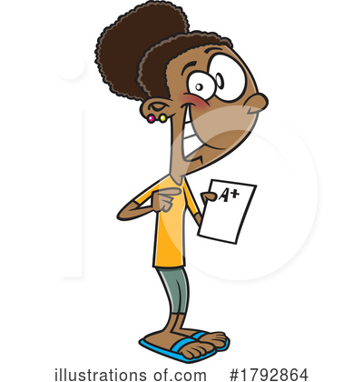 Black Woman Clipart #1792864 by toonaday