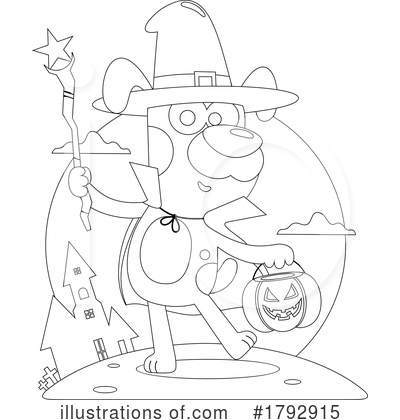 Wizard Clipart #1792915 by Hit Toon