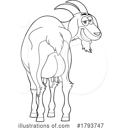 Goat Clipart #1793747 by Hit Toon