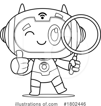 Robot Clipart #1802446 by Hit Toon