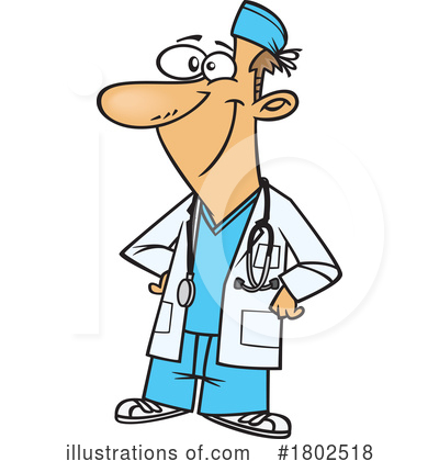 Veterinarian Clipart #1802518 by toonaday