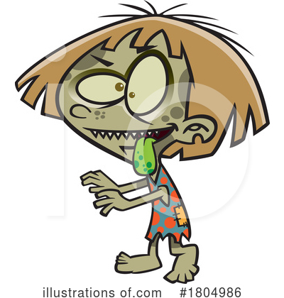 Zombie Clipart #1804986 by toonaday