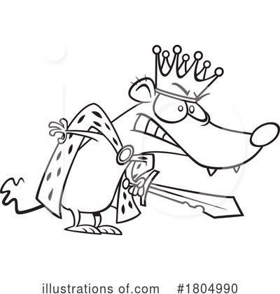 Royalty-Free (RF) Cartoon Clipart Illustration by toonaday - Stock Sample #1804990