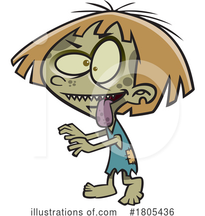 Zombie Clipart #1805436 by toonaday