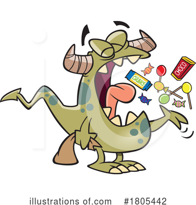 Monster Clipart #1805442 by toonaday