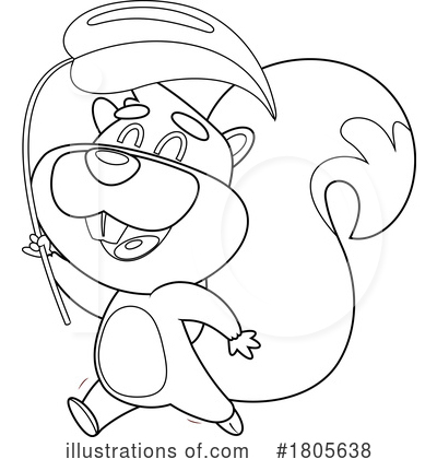 Squirrel Clipart #1805638 by Hit Toon
